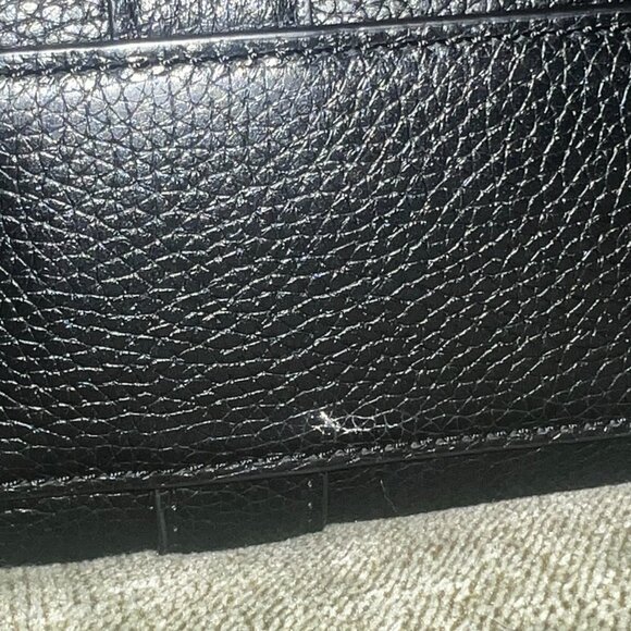 Marc Jacobs The Leather Tote Bag Crossbody Black - Picture 11 of 12